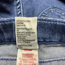 Load image into Gallery viewer, Girls H+T, blue stretch denim shorts, GUC, size 3,