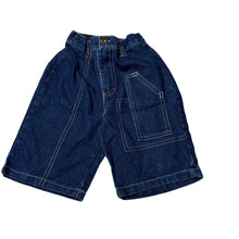 Load image into Gallery viewer, Boys blue, denim shorts, elasticated, EUC, size 2,