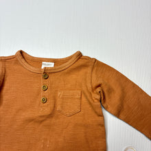 Load image into Gallery viewer, Unisex Target, cotton waffle long sleeve henley top, GUC, size 000,