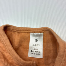 Load image into Gallery viewer, Unisex Target, cotton waffle long sleeve henley top, GUC, size 000,