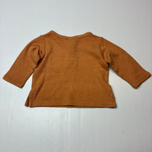 Load image into Gallery viewer, Unisex Target, cotton waffle long sleeve henley top, GUC, size 000,