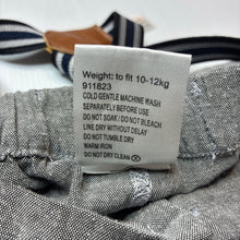 Load image into Gallery viewer, Boys Baby Baby, cotton blend suspender shorts, EUC, size 1,