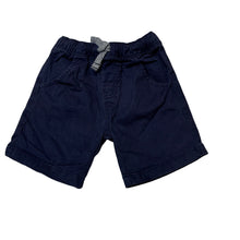 Load image into Gallery viewer, Boys Dymples, navy stretch cotton shorts, elasticated, EUC, size 0,