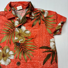 Load image into Gallery viewer, Boys Palmwave Hawaii, cotton short sleeve Hawaiian shirt, GUC, size 2,