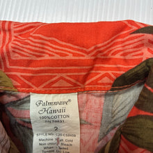 Load image into Gallery viewer, Boys Palmwave Hawaii, cotton short sleeve Hawaiian shirt, GUC, size 2,