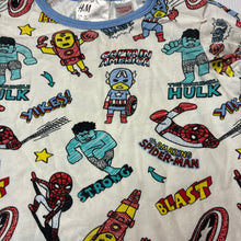 Load image into Gallery viewer, Boys Marvel, Spider-Man and Iron Man cotton pyjama top, GUC, size 1,