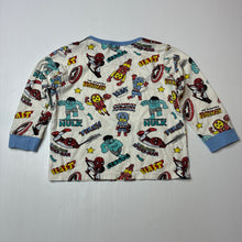 Load image into Gallery viewer, Boys Marvel, Spider-Man and Iron Man cotton pyjama top, GUC, size 1,
