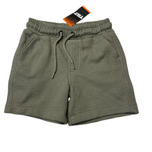 Load image into Gallery viewer, Boys Tilt, khaki waffle shorts, elasticated, NEW, size 1,