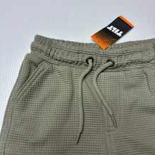 Load image into Gallery viewer, Boys Tilt, khaki waffle shorts, elasticated, NEW, size 1,