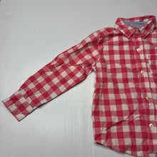 Load image into Gallery viewer, Unisex Carter's, check cotton long sleeve shirt, GUC, size 3,