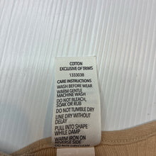 Load image into Gallery viewer, Unisex Dymples, tan cotton romper, GUC, size 000,