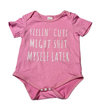 Load image into Gallery viewer, Girls pink, lightweight bodysuit, GUC, size 00,