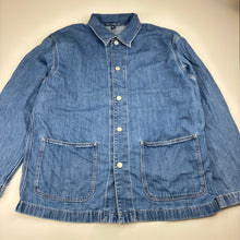 Load image into Gallery viewer, Boys Uniqlo, denim long sleeve shirt, GUC, size 13,