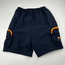 Load image into Gallery viewer, Boys FILA, white line lightweight shorts, elasticated, EUC, size 10,