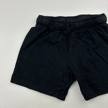 Load image into Gallery viewer, Boys KID, black cotton shorts, elasticated, FUC, size 1,