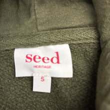Load image into Gallery viewer, Boys Seed, khaki cotton hoodie sweater, wash fade, FUC, size 5,