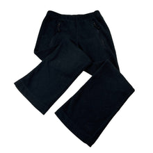 Load image into Gallery viewer, Girls REI, black fleece pants, elasticated, EUC, size 4-5,