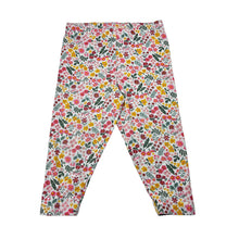 Load image into Gallery viewer, Girls Carter's, floral stretchy leggings, GUC, size 1,