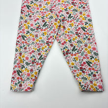 Load image into Gallery viewer, Girls Carter's, floral stretchy leggings, GUC, size 1,