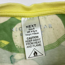 Load image into Gallery viewer, Unisex Next, cotton pyjama top, apples, GUC, size 4-5,