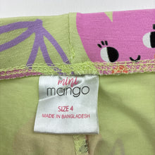 Load image into Gallery viewer, Girls Mango, stretchy leggings, elasticated, FUC, size 4,
