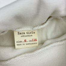 Load image into Gallery viewer, Girls Zara, stretch cotton skinny top, FUC, size 6,