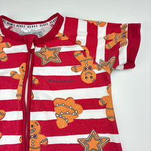 Load image into Gallery viewer, Unisex Bonds, zip wondersuit / zippy / romper, Christmas, FUC, size 3,