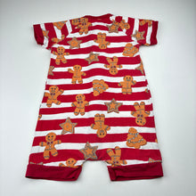Load image into Gallery viewer, Unisex Bonds, zip wondersuit / zippy / romper, Christmas, FUC, size 3,
