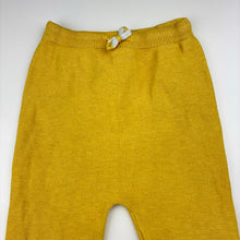 Load image into Gallery viewer, Unisex purebaby, organic cotton / wool knit pants / bottoms, GUC, size 2,