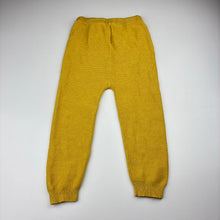 Load image into Gallery viewer, Unisex purebaby, organic cotton / wool knit pants / bottoms, GUC, size 2,