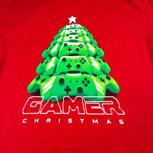 Load image into Gallery viewer, Boys Anko, red cotton Christmas gamer t-shirt, EUC, size 12,