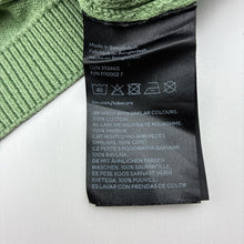 Load image into Gallery viewer, Boys H&amp;M, green knitted cotton sweater / jumper, GUC, size 1-2,