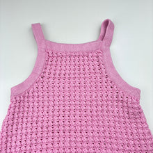 Load image into Gallery viewer, Girls Target, pink knitted cotton top, FUC, size 6,