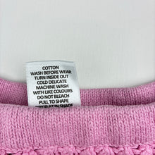 Load image into Gallery viewer, Girls Target, pink knitted cotton top, FUC, size 6,