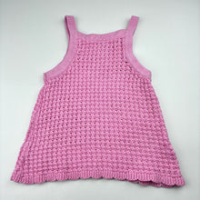 Load image into Gallery viewer, Girls Target, pink knitted cotton top, FUC, size 6,