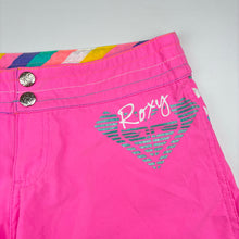 Load image into Gallery viewer, Girls Roxy, pink lightweight board shorts, EUC, size 10,