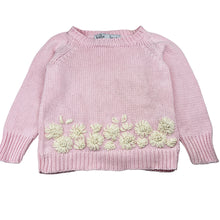 Load image into Gallery viewer, Girls bella + lace, pink knitted sweater / jumper, light marks, FUC, size 5-6,