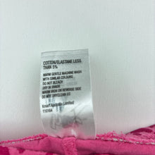 Load image into Gallery viewer, Girls H&amp;T, pink stretchy leggings, FUC, size 4,
