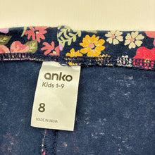 Load image into Gallery viewer, Girls Anko, floral stretchy leggings, EUC, size 8,