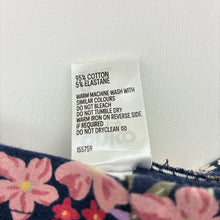 Load image into Gallery viewer, Girls Anko, floral stretchy leggings, EUC, size 8,