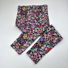 Load image into Gallery viewer, Girls Anko, floral stretchy leggings, EUC, size 8,