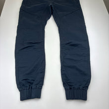 Load image into Gallery viewer, Boys Indie, navy stretch cotton jogger pants, elasticated, EUC, size 14,