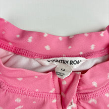 Load image into Gallery viewer, Girls Country Road, pink short sleeve swim one-piece, EUC, size 14,