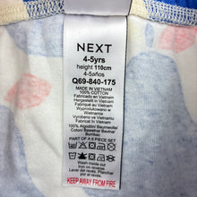 Load image into Gallery viewer, Unisex Next, cotton pyjama shorts, pears, EUC, size 5,