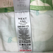 Load image into Gallery viewer, Unisex Next, cotton pyjama shorts, apples, EUC, size 5,