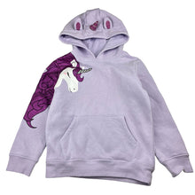 Load image into Gallery viewer, Girls Anko, fleece lined hoodie sweater, unicorn, EUC, size 6,
