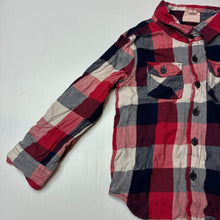 Load image into Gallery viewer, Boys Cotton On, checked cotton long sleeve shirt, GUC, size 4,
