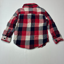 Load image into Gallery viewer, Boys Cotton On, checked cotton long sleeve shirt, GUC, size 4,