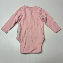 Load image into Gallery viewer, Girls Rupert &amp; Jane, pink cotton long sleeve bodysuit, EUC, size 000-00,