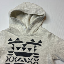Load image into Gallery viewer, Unisex Target, grey fleece lined hoodie sweater, EUC, size 00,